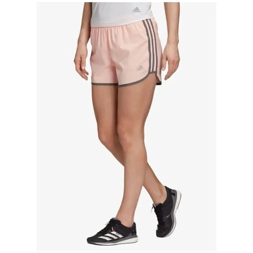 Womens Adidas Dri-Fit Running Aeroready L3 Aktiv Marathon Shorts - Sz L